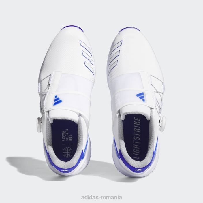 Adidas zg23 boa lightstrike pantofi de golf albastri bărbați alb/albastru/argintiu 2JBN418