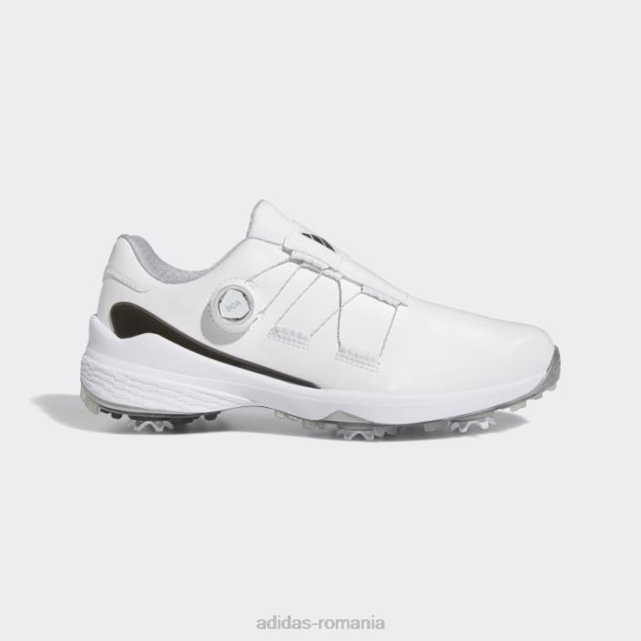 Adidas zg23 boa lightstrike pantofi de golf negri bărbați alb/negru/argintiu 2JBN4666
