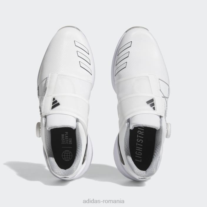 Adidas zg23 boa lightstrike pantofi de golf negri bărbați alb/negru/argintiu 2JBN4666