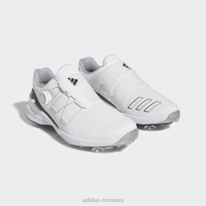 Adidas zg23 boa lightstrike pantofi de golf negri bărbați alb/negru/argintiu 2JBN4666