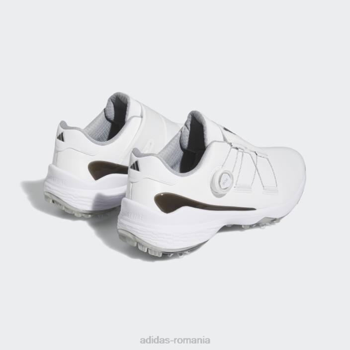 Adidas zg23 boa lightstrike pantofi de golf negri bărbați alb/negru/argintiu 2JBN4666