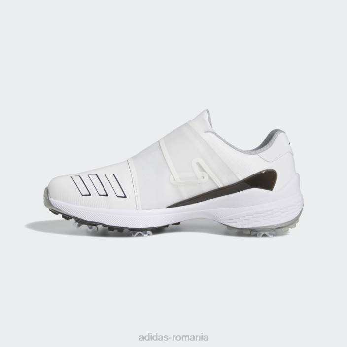 Adidas zg23 boa lightstrike pantofi de golf negri bărbați alb/negru/argintiu 2JBN4666