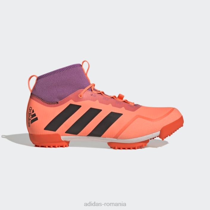 Adidas beam orange the gravel pantofi de ciclism adidas bărbați fascicul portocaliu/negru/liliac 2JBN20055