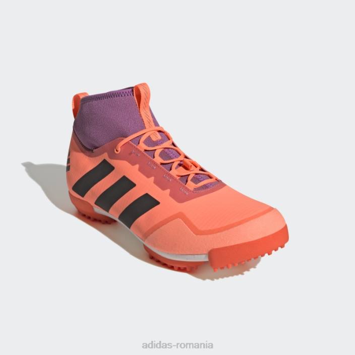 Adidas beam orange the gravel pantofi de ciclism adidas bărbați fascicul portocaliu/negru/liliac 2JBN20055