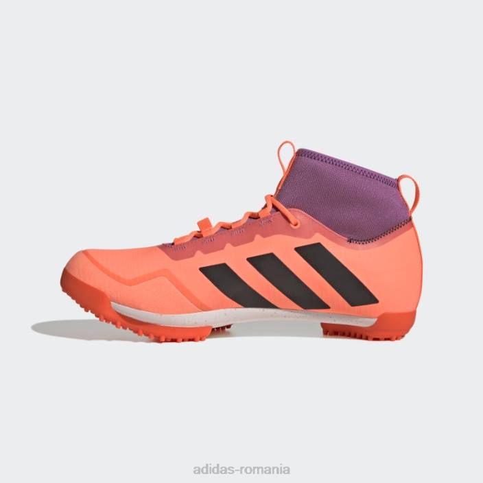 Adidas beam orange the gravel pantofi de ciclism adidas bărbați fascicul portocaliu/negru/liliac 2JBN20055