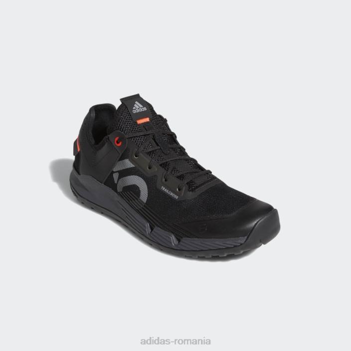 Adidas pantofi negri cinci ten trailcross lt mountain bike bărbați negru/gri/rosu 2JBN53