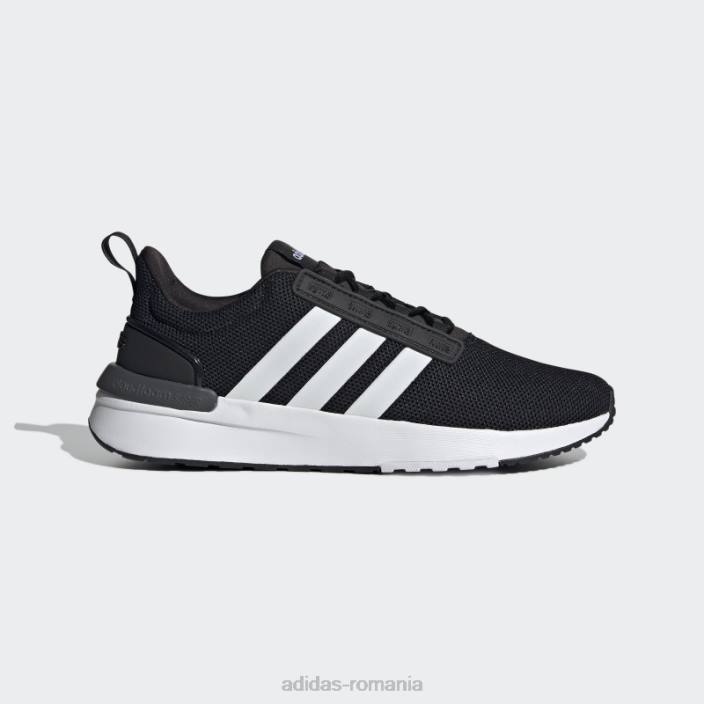 Adidas pantofi albi racer tr21 bărbați alb negru 2JBN34