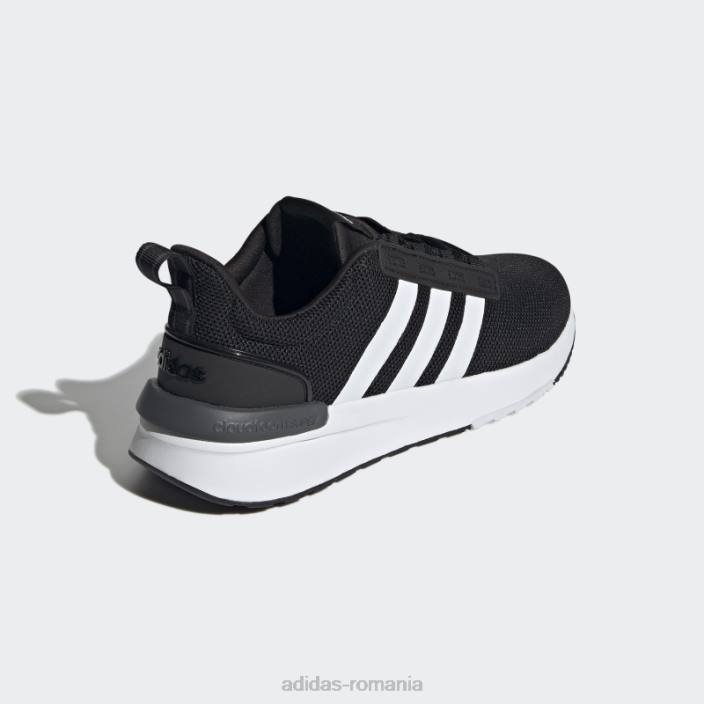 Adidas pantofi albi racer tr21 bărbați alb negru 2JBN34