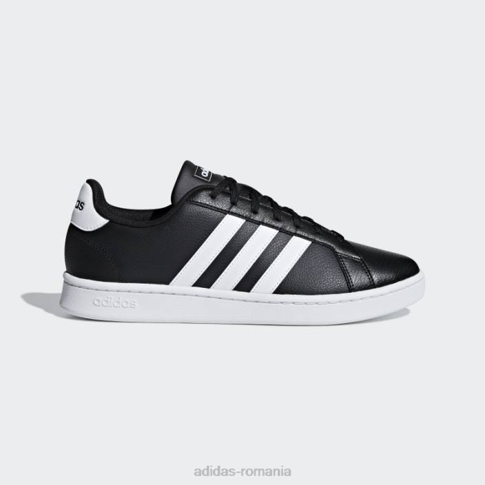 Adidas pantofi de modă Grand Court alb bărbați alb negru 2JBN584