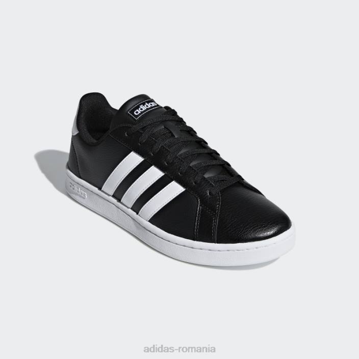 Adidas pantofi de modă Grand Court alb bărbați alb negru 2JBN584