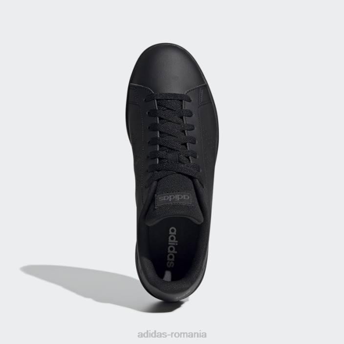 Adidas pantofi negri de bază avantaj adidas bărbați gri inchis 2JBN561
