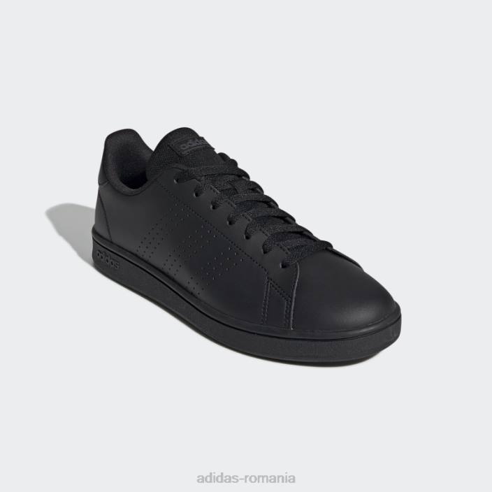 Adidas pantofi negri de bază avantaj adidas bărbați gri inchis 2JBN561