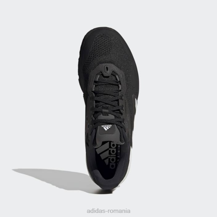 Adidas pantofi antrenori gri dropset bărbați negru/alb/gri 2JBN4433