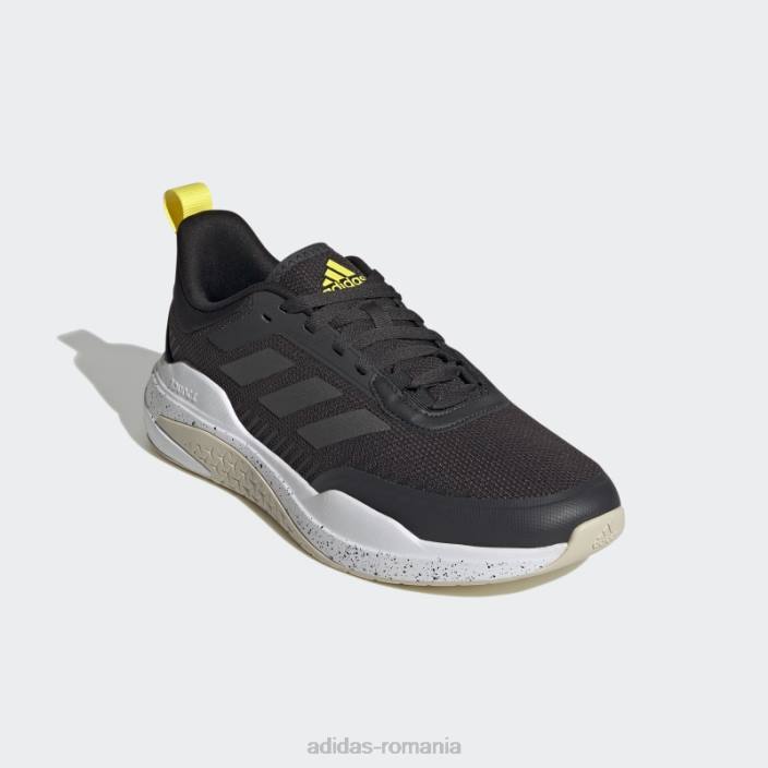Adidas pantofi carbon trainer v bărbați carbon/fier metalic/galben 2JBN581