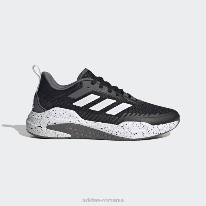 Adidas pantofi trainer v negri bărbați negru/alb/gri 2JBN4297