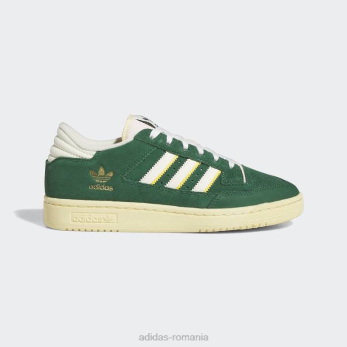 Adidas Centennial 85 pantofi mici adidas verzi bărbați verde/alb/galben 2JBN294