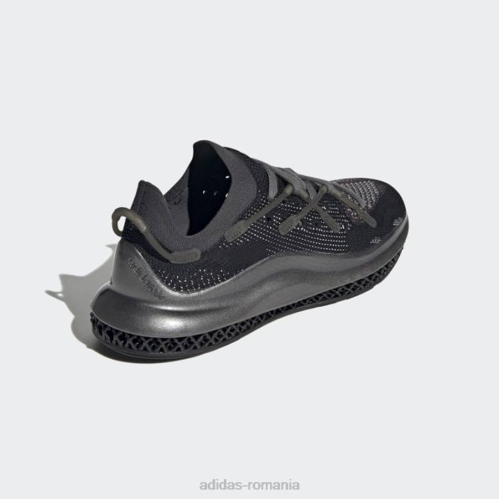 Adidas Pantofi 4d fusio negri bărbați negru/argintiu/carbon 2JBN709