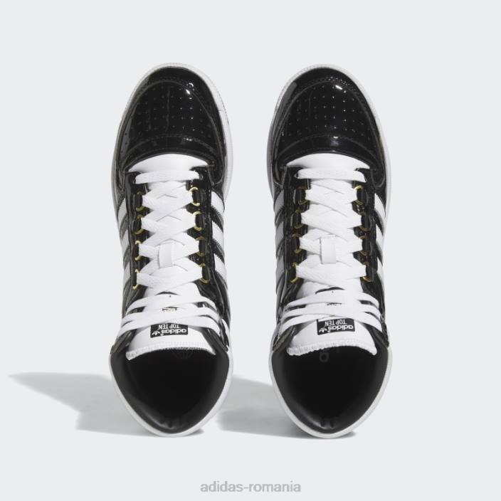 Adidas Top zece pantofi rb negri bărbați negru/alb/auriu metalic 2JBN4669