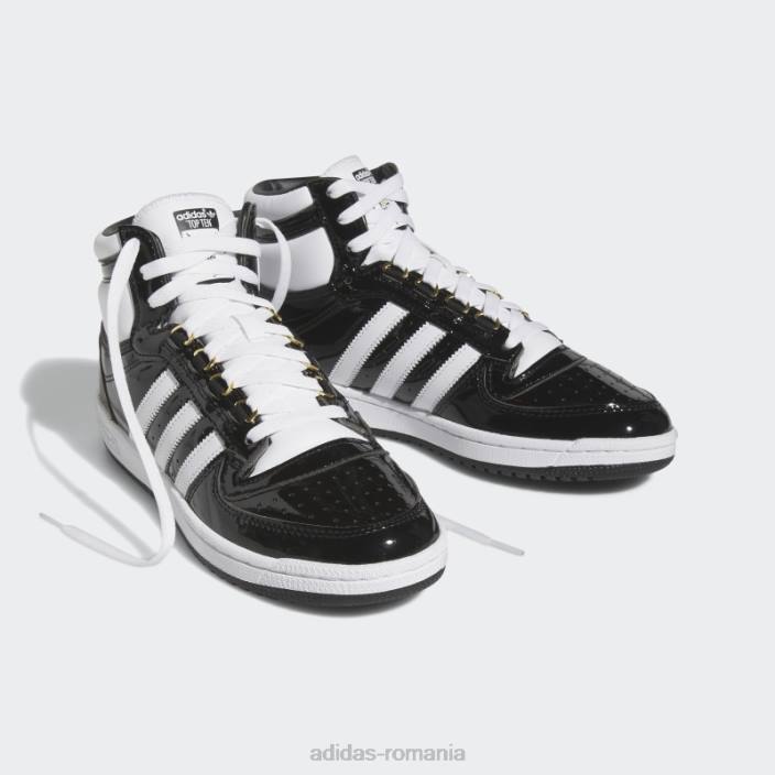 Adidas Top zece pantofi rb negri bărbați negru/alb/auriu metalic 2JBN4669