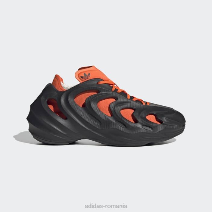 Adidas adifom q pantofi portocalii bărbați negru/portocaliu/gri 2JBN5955