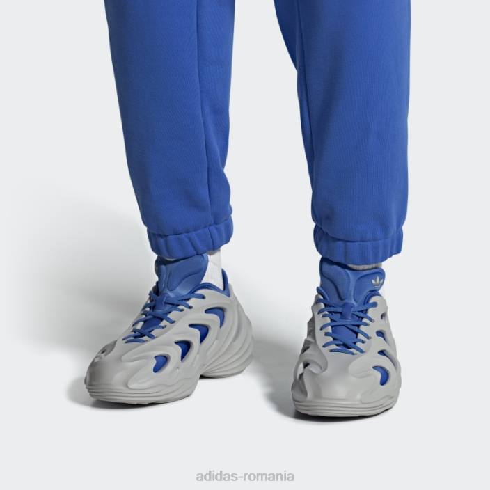 Adidas adifom q pantofi regali bărbați gri/regale/galben 2JBN4005