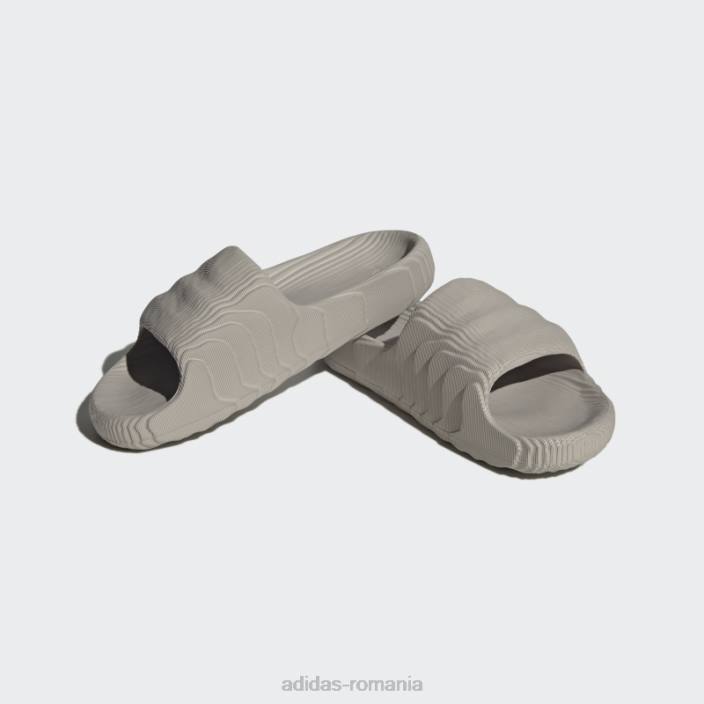 Adidas adilette 22 diapozitive maro deschis bărbați maro deschis/negru 2JBN3853