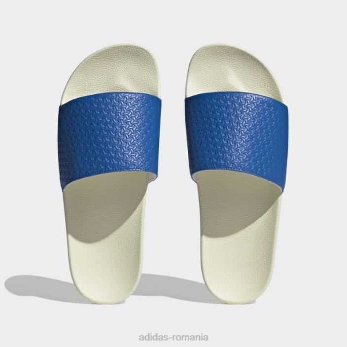 Adidas adilette slides pasăre albastră bărbați pasăre albă/albastru 2JBN4259