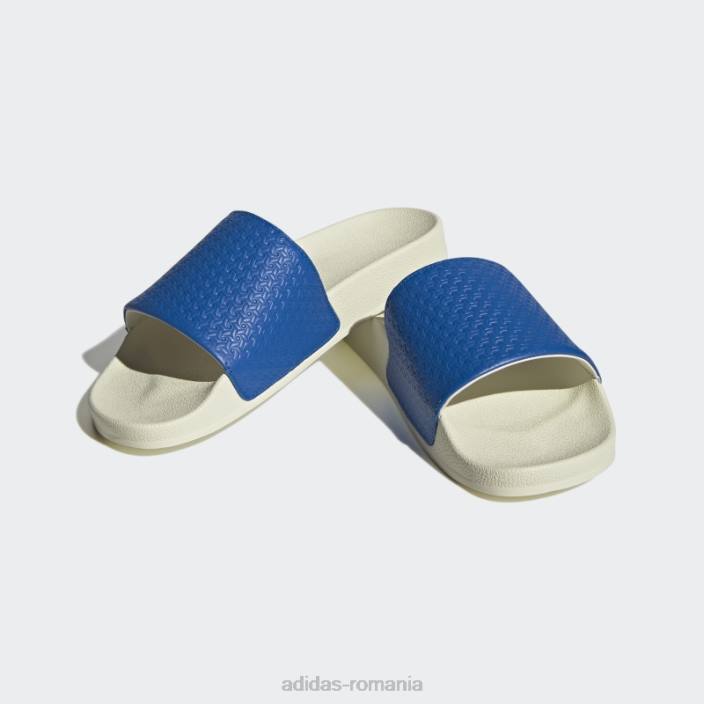 Adidas adilette slides pasăre albastră bărbați pasăre albă/albastru 2JBN4259