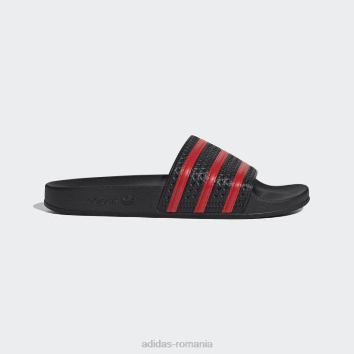 Adidas adilette slides roșu bărbați negru/rosu 2JBN13024