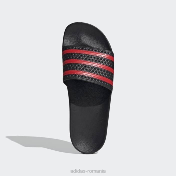 Adidas adilette slides roșu bărbați negru/rosu 2JBN13024
