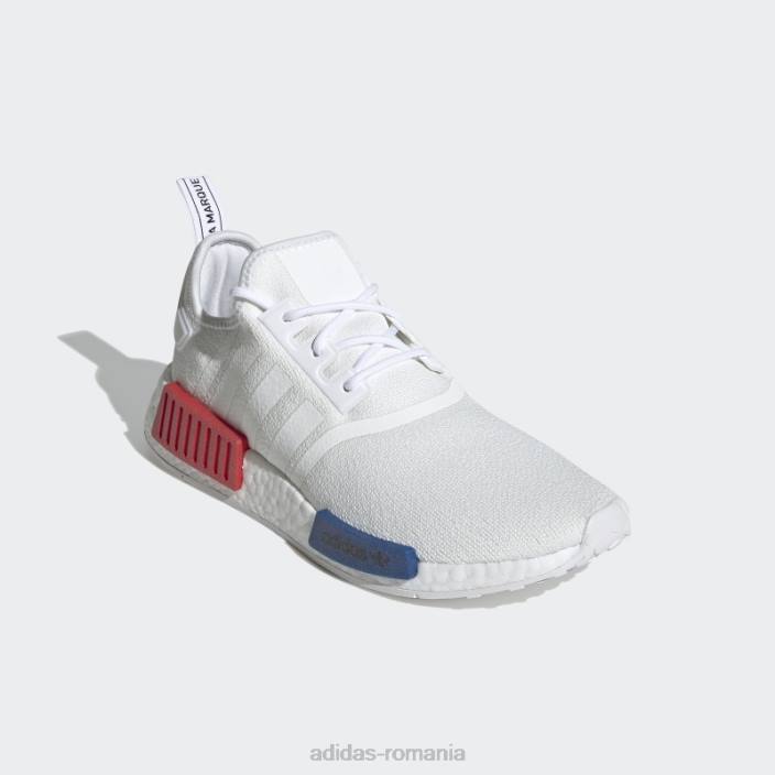 Adidas alb nmd-r1 og pantofi adidas bărbați alb 2JBN3