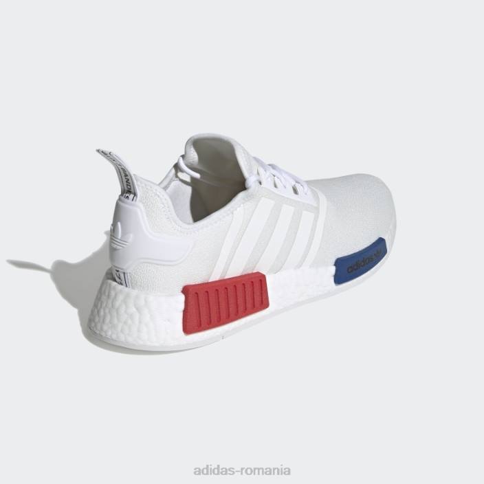 Adidas alb nmd-r1 og pantofi adidas bărbați alb 2JBN3