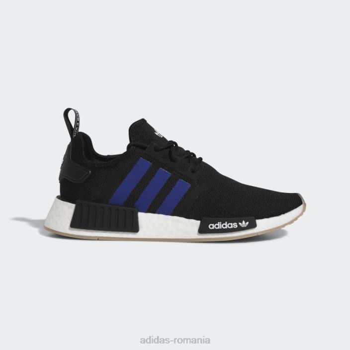 Adidas alb nmd-r1 pantofi moda bărbați negru/albastru/alb 2JBN4429