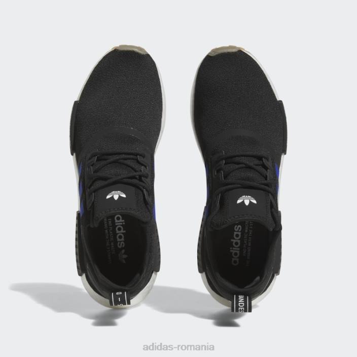 Adidas alb nmd-r1 pantofi moda bărbați negru/albastru/alb 2JBN4429