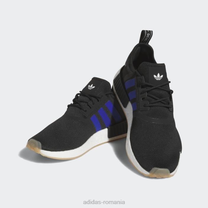 Adidas alb nmd-r1 pantofi moda bărbați negru/albastru/alb 2JBN4429