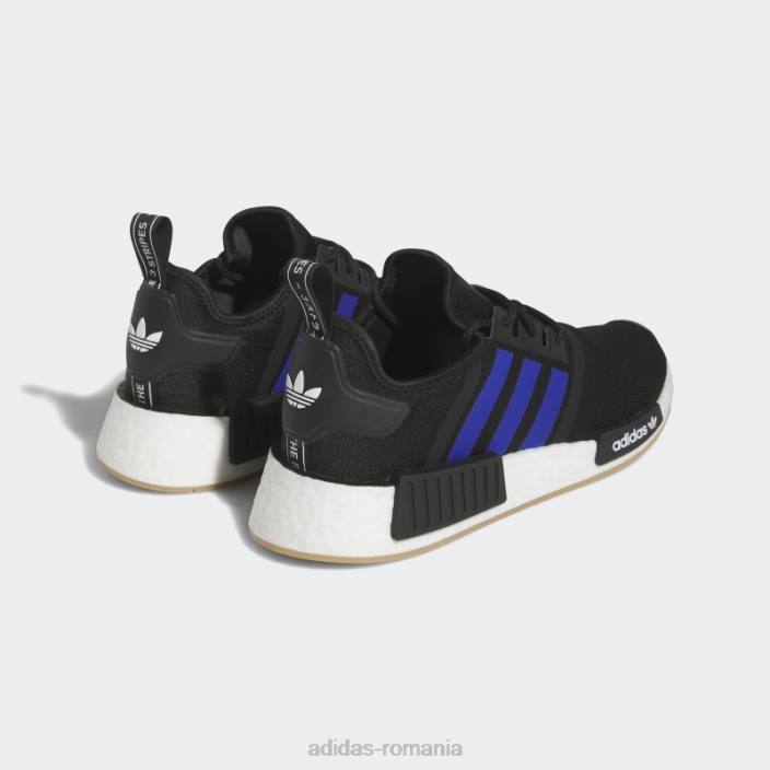 Adidas alb nmd-r1 pantofi moda bărbați negru/albastru/alb 2JBN4429