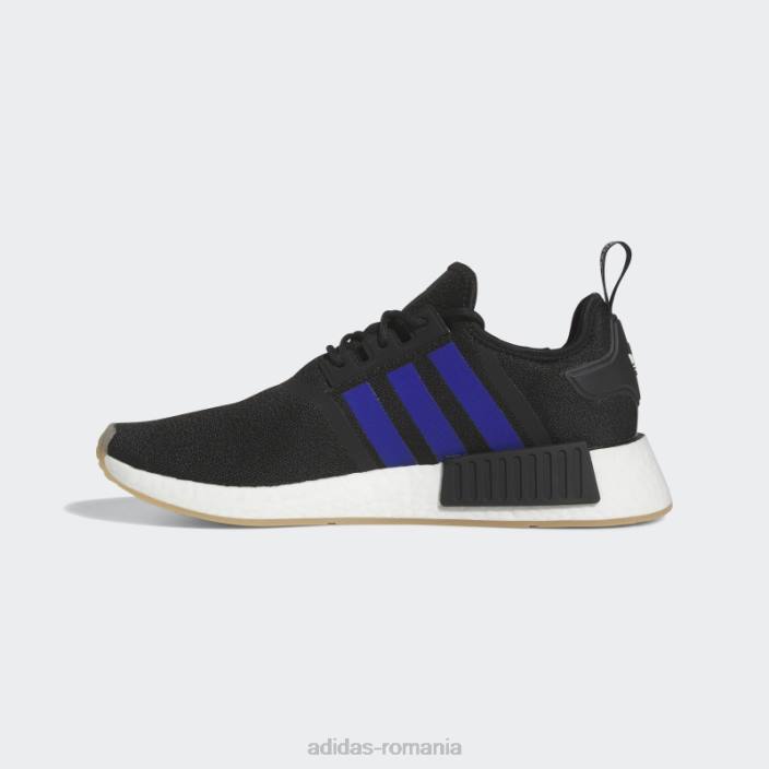 Adidas alb nmd-r1 pantofi moda bărbați negru/albastru/alb 2JBN4429