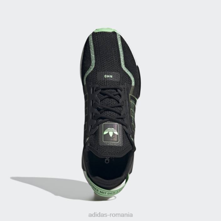 Adidas alb nmd-r1 v2 pantofi moda bărbați negru/glory menta/alb 2JBN611