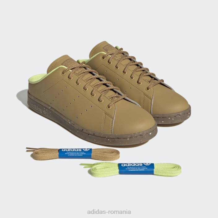Adidas aurii bej Stan Smith plantează și cresc catâri bărbați bej auriu/galben înghețat 2JBN4733