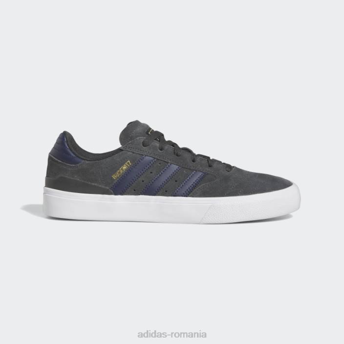 Adidas auriu metalic busenitz vulc 2 pantofi moda bărbați carbon/cerneală/auriu metalic 2JBN229