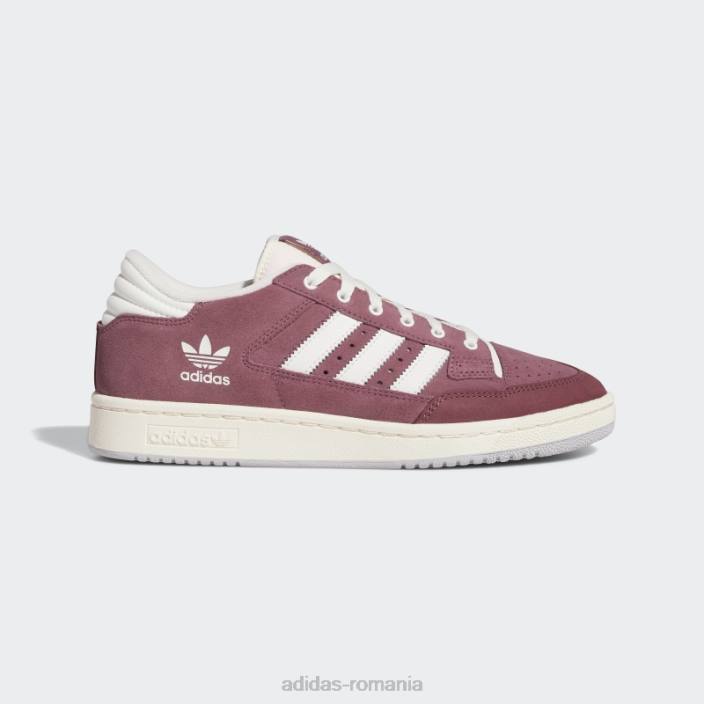 Adidas burgundy centenar 85 pantofi joase bărbați visiniu/alb 2JBN491