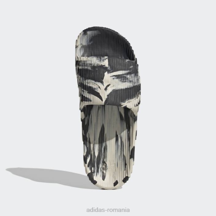 Adidas carbon adilette 22 tobogane bărbați carbon/aluminiu 2JBN4156