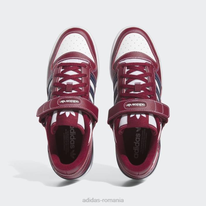 Adidas coll burgundy forum low pantofi bărbați coll visiniu/alb/marin 2JBN113