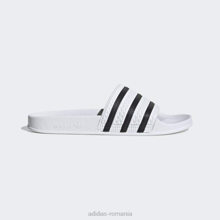 Adidas diapozitive adilette negre bărbați alb negru 2JBN207