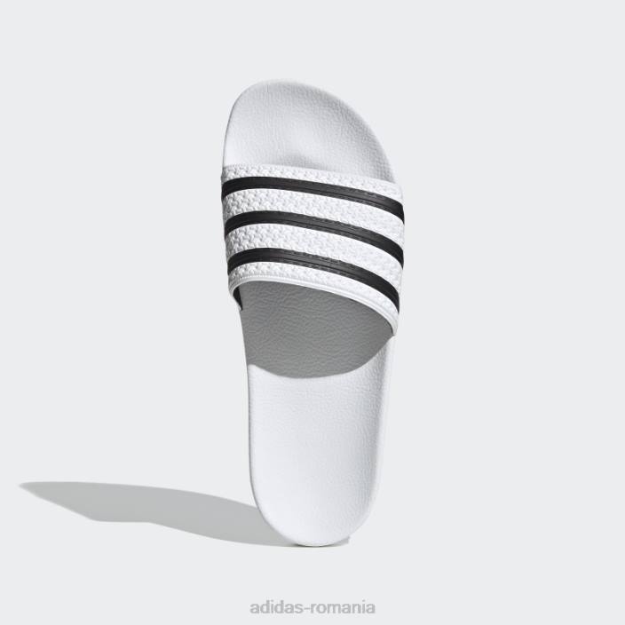 Adidas diapozitive adilette negre bărbați alb negru 2JBN207