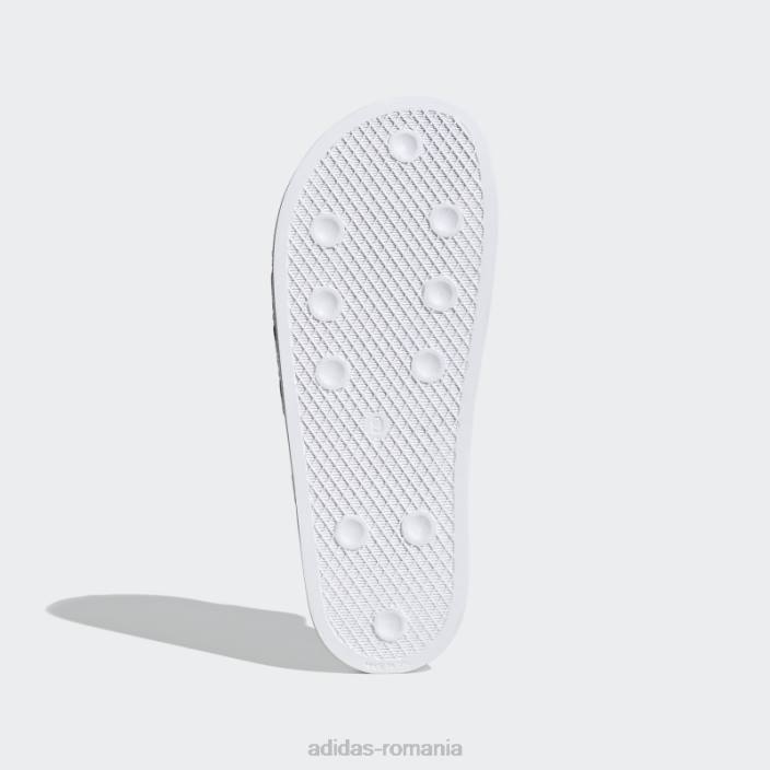 Adidas diapozitive adilette negre bărbați alb negru 2JBN207
