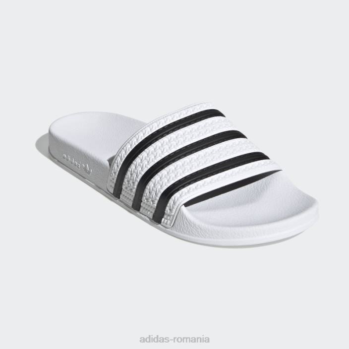 Adidas diapozitive adilette negre bărbați alb negru 2JBN207