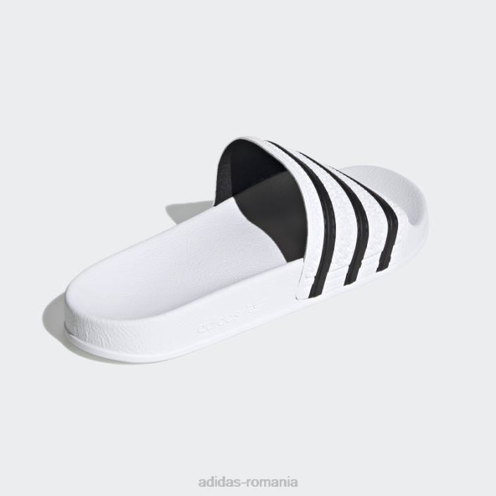 Adidas diapozitive adilette negre bărbați alb negru 2JBN207