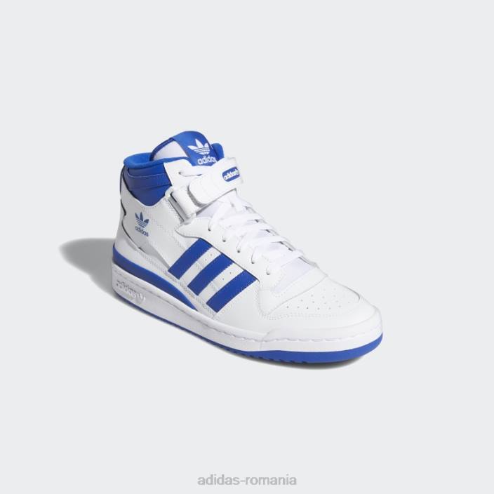Adidas fashion forum mid pantofi albastru regal bărbați alb/albastru regal 2JBN131