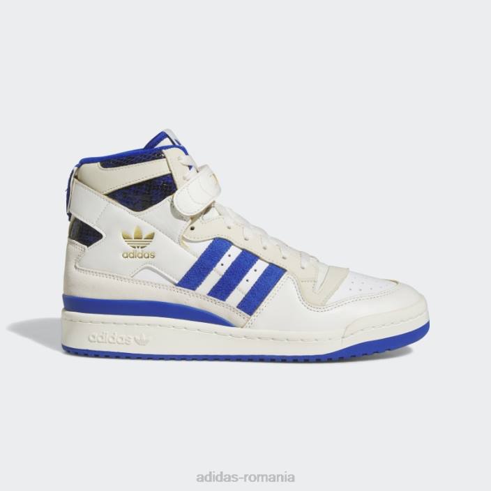 Adidas forum 84 hi pantofi albastru regal bărbați alb/albastru regal 2JBN64